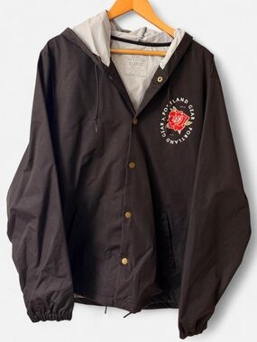 LIMITED EDITION ROSES 🌹 Portland Gear Button up Windbreaker Rain Jacket (unisex)